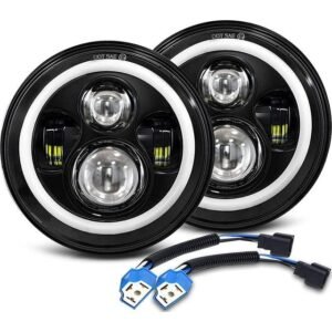 Colight 2PCS 7 Inch LED Headlights Round