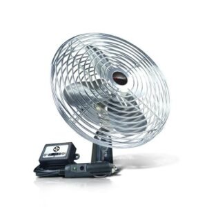 Schumacher Chrome Fan– 12V for Automobiles